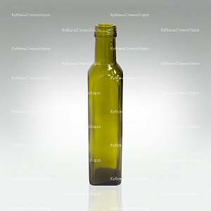 Бутылка 0,250  (31,5)"MARASCA" оливковая стекло оптом и по оптовым ценам в Воронеже