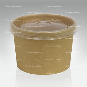 Упаковка для супа 230 мл с пластиковой крышкой оптом и по оптовым ценам в Воронеже