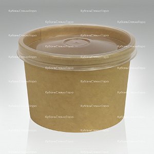 Упаковка для супа 230 мл с пластиковой крышкой оптом и по оптовым ценам в Воронеже