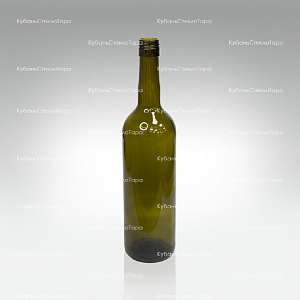 Бутылка 0,750 Бордо оливковая ВИНТ(30) стекло оптом и по оптовым ценам в Воронеже
