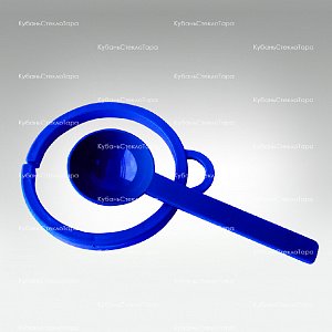 Кольцо и ложка на банку синие (82) оптом и по оптовым ценам в Воронеже