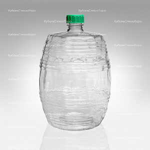 Бутыль 10,0 л Бочонок (прозрачный) стеклянный оптом и по оптовым ценам в Воронеже