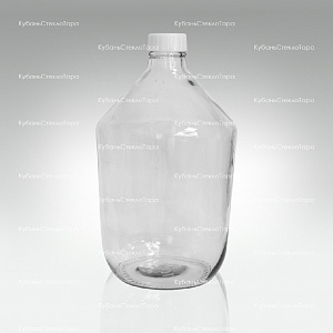 Бутыль 10,0 л Казацкий (прозрачный) стеклянный оптом и по оптовым ценам в Воронеже