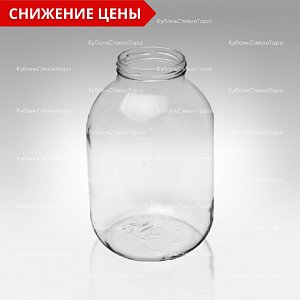 Стеклобанка 3,0 ТВИСТ (82) банка стеклянная оптом и по оптовым ценам в Воронеже