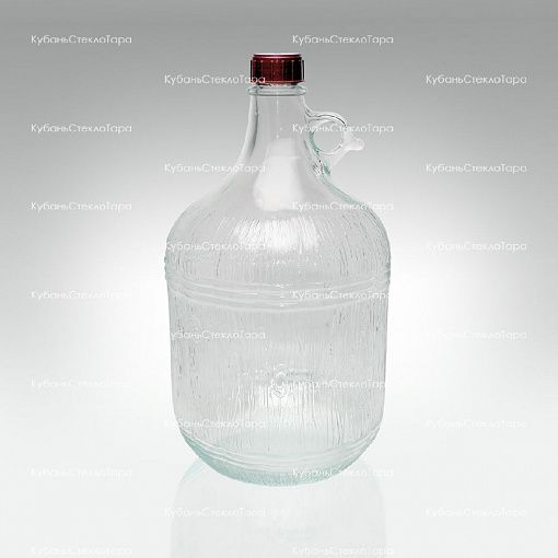 Винная бутылка 5 л "Дария" стекло с крышкой (38) оптом и по оптовым ценам в Воронеже