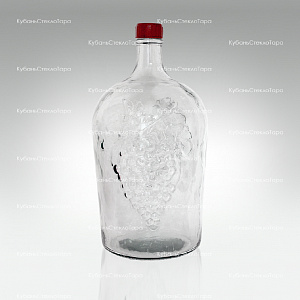 Винная бутылка 5 л (38) стекло с крышкой оптом и по оптовым ценам в Воронеже