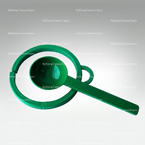 Кольцо и ложка на банку зеленые (82) оптом и по оптовым ценам в Воронеже