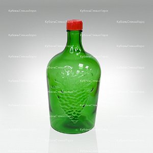 Винная бутылка 3 л (38) зеленая стекло оптом и по оптовым ценам в Воронеже