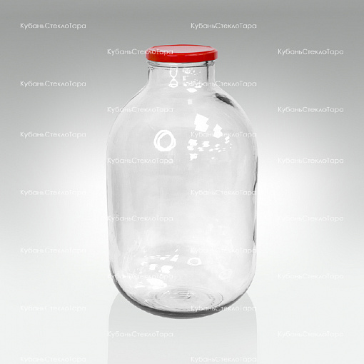 Бутыль 10 ТВИСТ (100) (прозрачный) стеклянный с крышкой оптом и по оптовым ценам в Воронеже