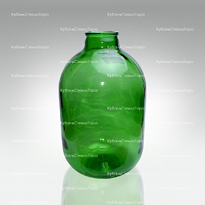Бутыль СКО 10л (зеленый) стеклянный оптом и по оптовым ценам в Воронеже